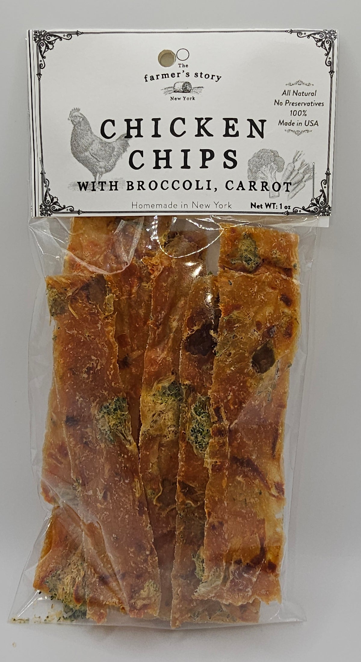 Chicken Chips with Broccoli & Carrot