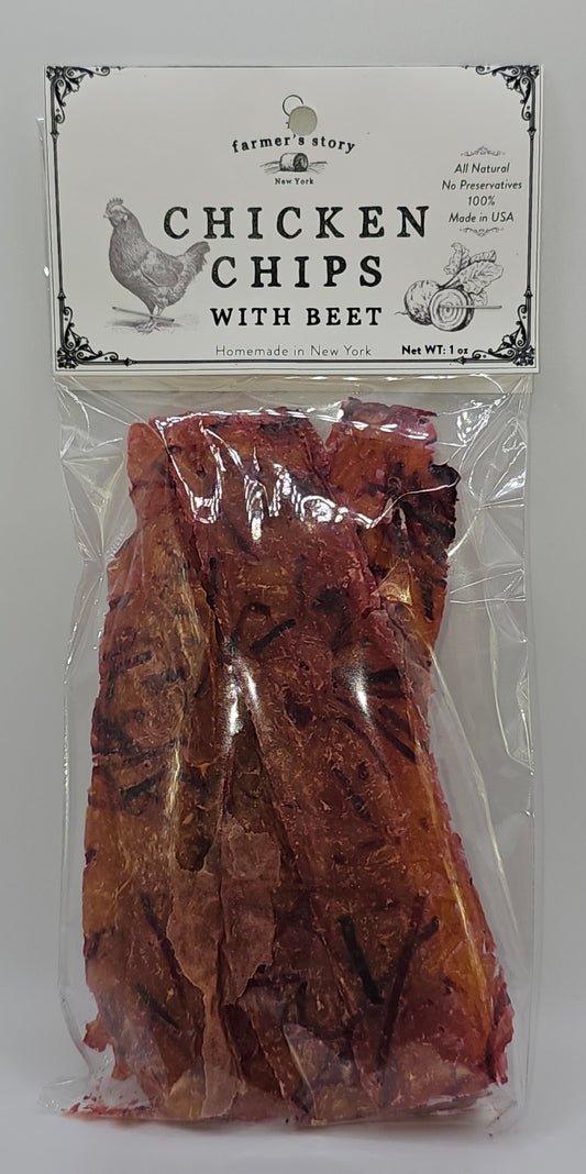 Chicken Chips with Beet